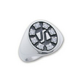 Signature Series Women's Oval Signet Ring (Monogrammed Option)